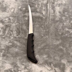 Vintage Kershaw Oregon USA 6.5" Filet Knife with sheath Japan 1237TF